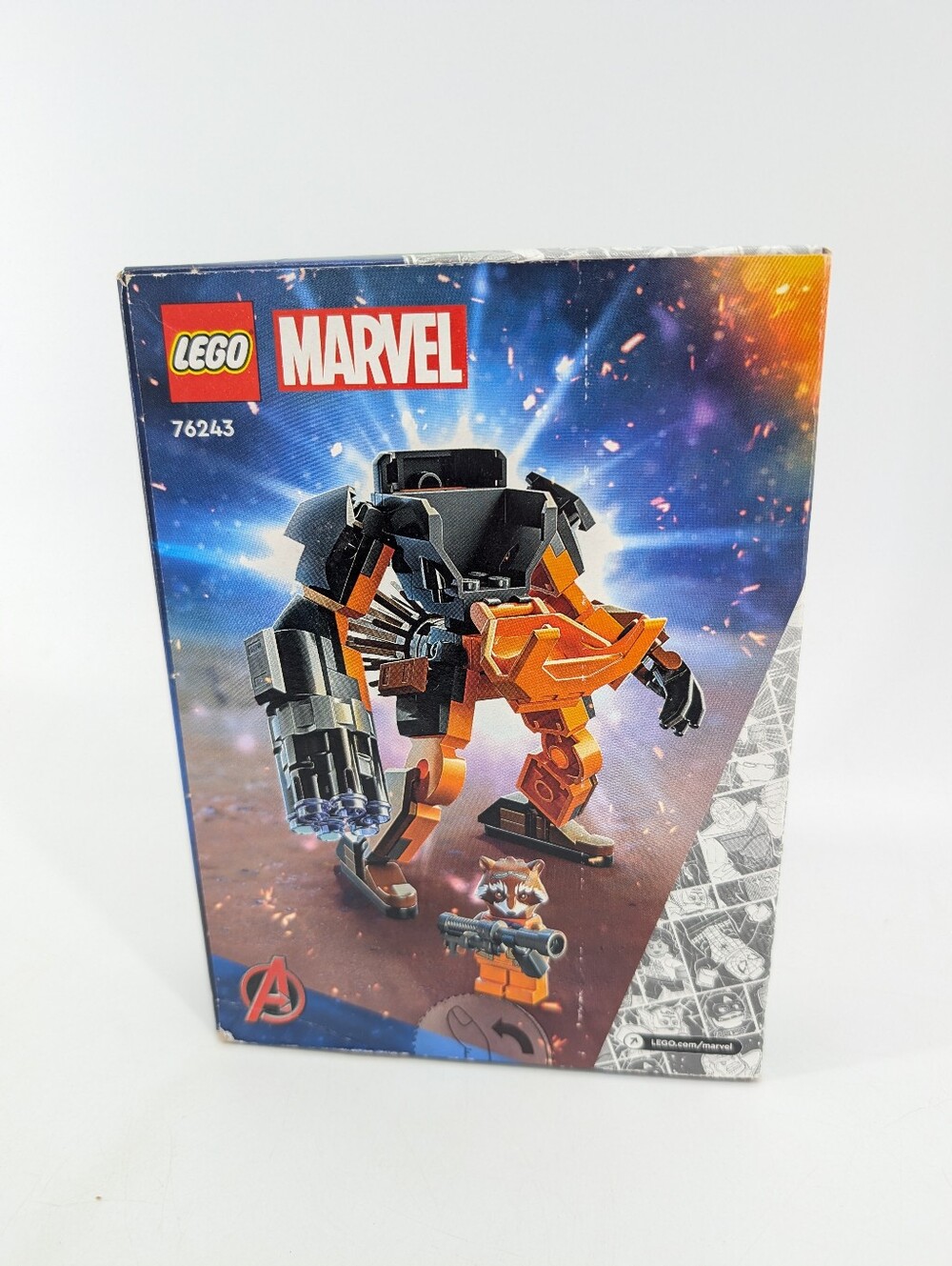 Lego Marvel Rocket Mech Armor 76243 War Machine Mech Armor 76277 Set Of 2 New - Picture 8 of 10